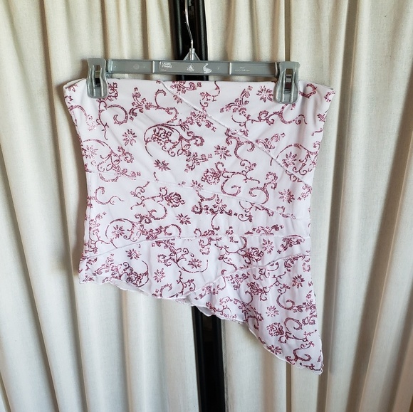 Kiwi Tops - Kiwi size large (runs small) strapless shirt/top
